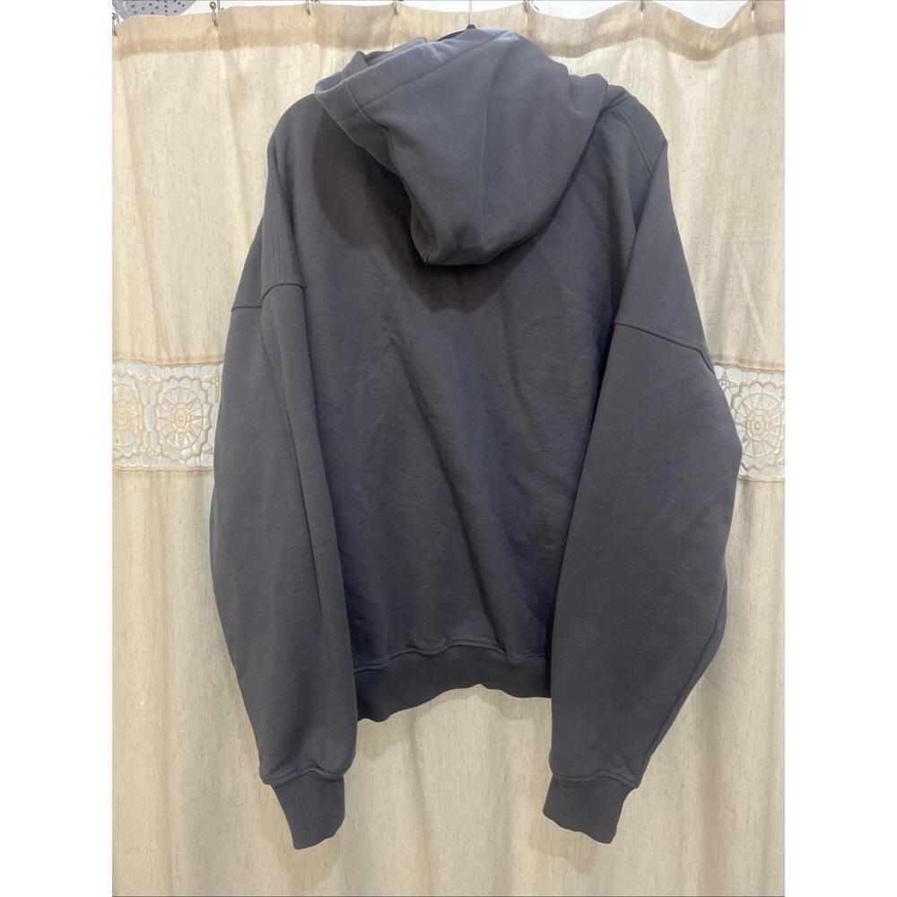 Hours XXL Drop Shoulder Pullover Hoodie, Baby Blue - Picture 5 of 5